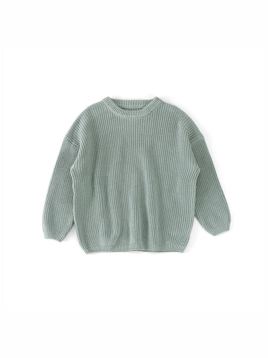 Solid Color Baby Sweater