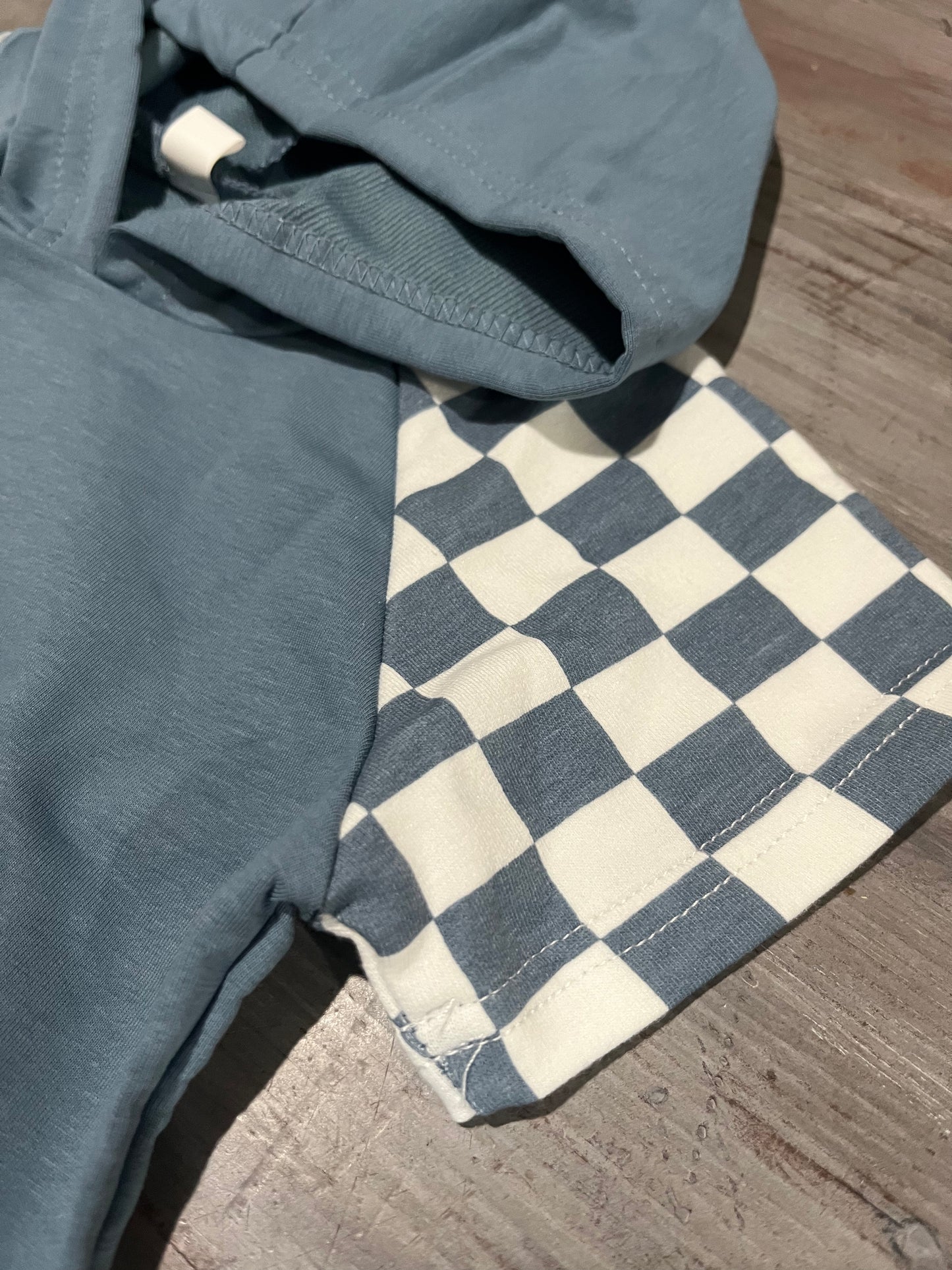 Slate Blue Checkered Set