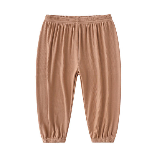 Mocha Ribbed Joggers