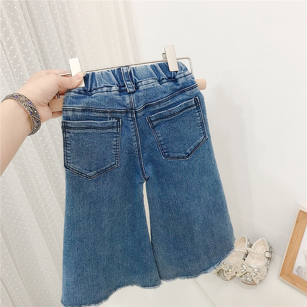 Girl's Retro Flare Jeans