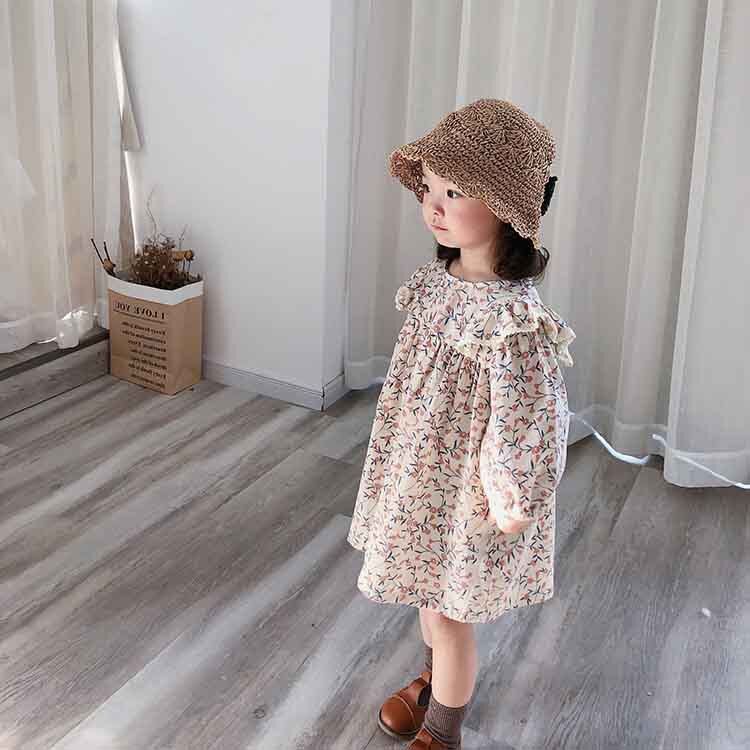 Floral Ruffled Doll Dress