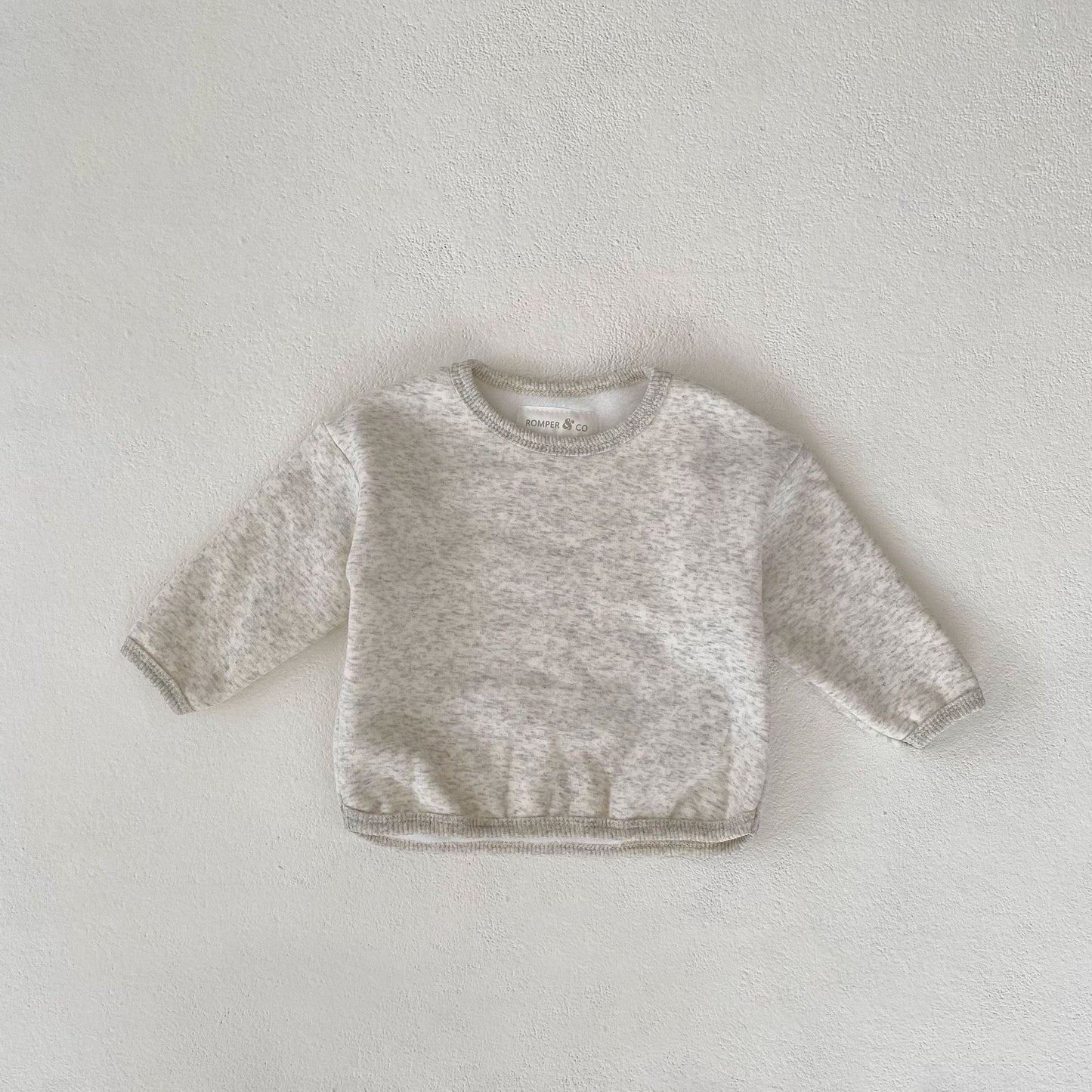 Gray Fleece Lined Pullover